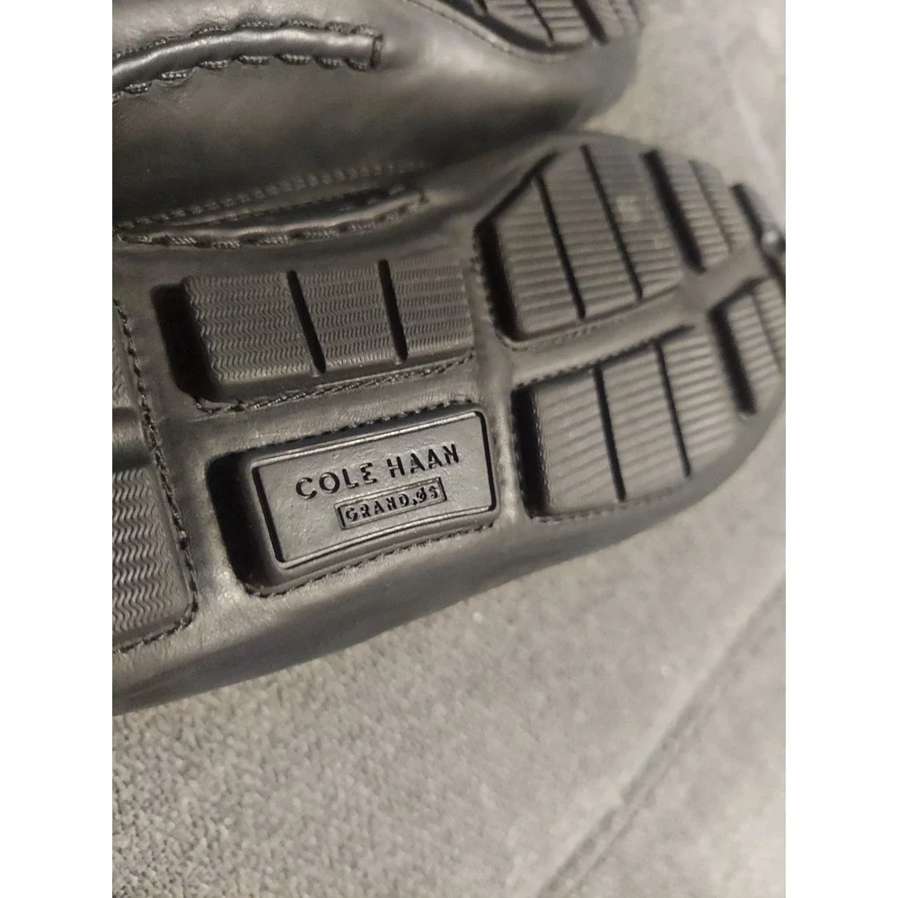 Cole Haan Men's Black Penny Loafers Size 9.5 M Preppy Dress Shoes Leather